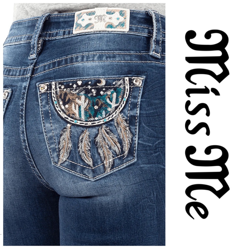 MISS ME Dreamland Mid-Rise Bootcut Jeans Size 30 LIKE NEW WORN ONCE!